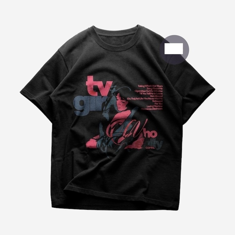 TV Girl T-Shirt - Who Really Cares Album - Not Allowed Single